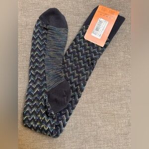 Missoni knee high zig zag socks
